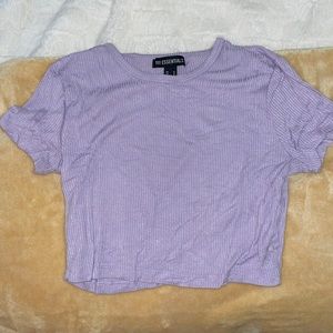 Charlotte Russe Essentials Cropped T-Shirt